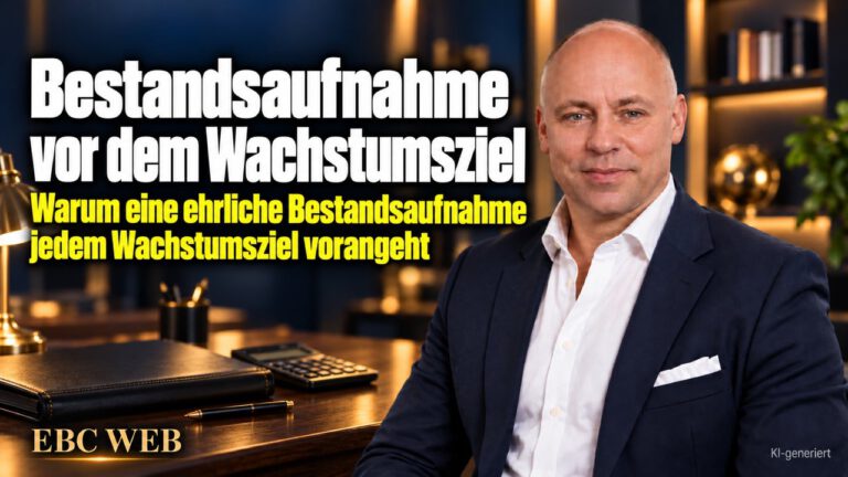 Bestandsaufnahme vor dem Wachstumsziel: Das Ziel steht, der Stand nicht. EBC Eller Business Consulting erklärt, wie Kapazitätsplanung die Unternehmensplanung erdet.