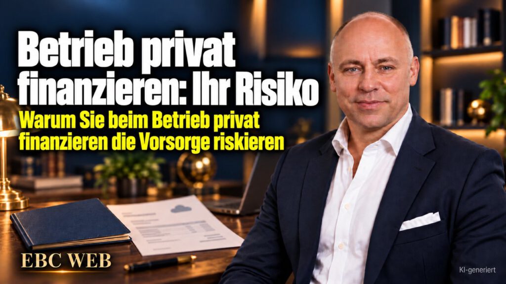 Betrieb privat finanzieren: Ihr Risiko. Ein guter Monat vom Sparbuch. EBC Eller Business Consulting zeigt, was Privateinlage und Gesellschafterdarlehen für Ihre Altersvorsorge bedeuten.
