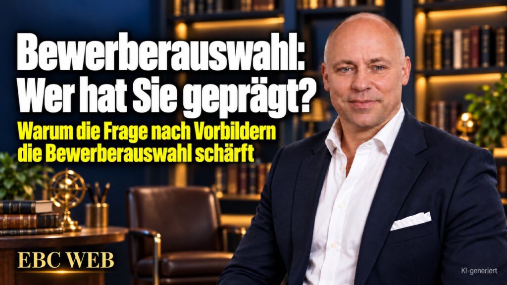 Bewerberauswahl: Wer hat Sie geprägt? Zwei gleich starke Bewerber. EBC Eller Business Consulting zeigt, wie die Frage nach dem Vorbild die Unternehmenskultur prüft.