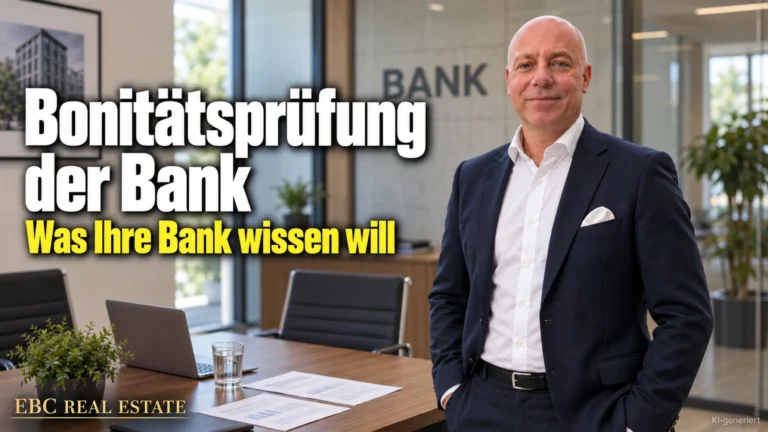 Bonitätsprüfung der Bank: Was Ihre Bank wissen will. EBC Real Estate erklärt in der Immobilienfinanzierung Bankrating, SCHUFA und Risikoaufschlag.