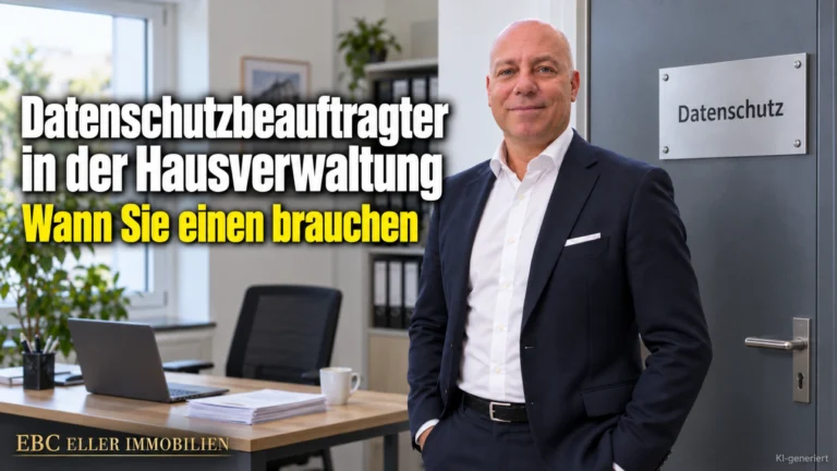 Datenschutzbeauftragter in der Hausverwaltung: Wann Sie einen brauchen. EBC Eller Immobilien erklärt Hausverwaltungen DSGVO, Datenschutz-Folgenabschätzung und Verarbeitungsverzeichnis.