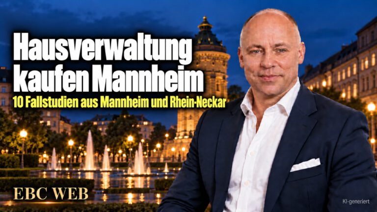 Hausverwaltung kaufen Mannheim: 10 Fallstudien aus Mannheim und Rhein-Neckar. EBC Eller Business Consulting vergleicht in 99 Deals Zinshaus oder Firma bei Hausverwaltungen der Region.