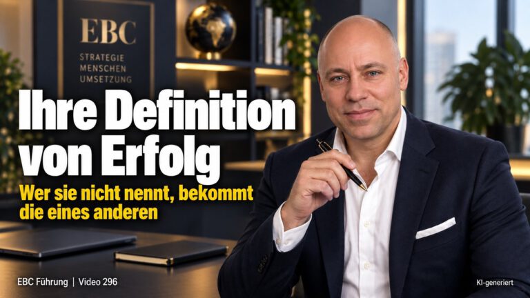Ihre Definition von Erfolg. Woran merken Sie es? EBC Führung hilft Selbständigen, Erfolg für die eigene Unternehmensführung zu bestimmen und Ziele zu setzen.