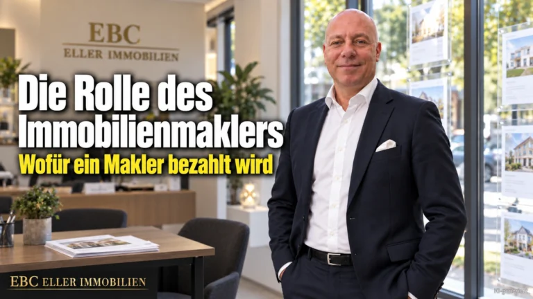 Die Rolle des Immobilienmaklers: Wofür ein Makler bezahlt wird. EBC Eller Immobilien erklärt Immobilienmaklern Maklervertrag, Maklerprovision und Bestellerprinzip.