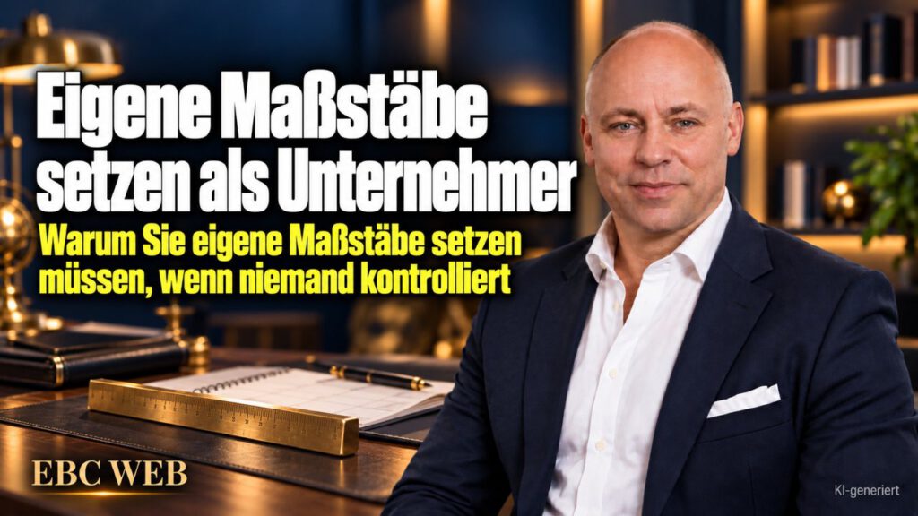Eigene Maßstäbe setzen als Unternehmer: Niemand fragt nach. EBC Eller Business Consulting erklärt Selbstverantwortung in der Selbständigkeit und den Nutzen eines Erfa-Kreises.
