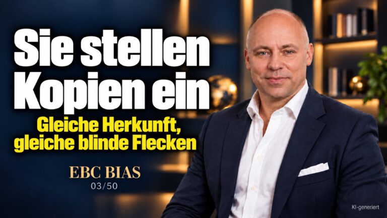 Eigengruppenbevorzugung: Warum Teams sich gleichen. Gleiche Qualifikation, andere Uni. EBC Bias zeigt, wie dieser Denkfehler Recruiting und Personalauswahl verzerrt.