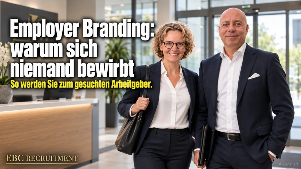 Employer Branding: warum sich niemand bewirbt. So werden Sie zum gesuchten Arbeitgeber. EBC Recruitment zeigt, wie Arbeitgebermarke und Personalmarketing Bewerber anziehen.