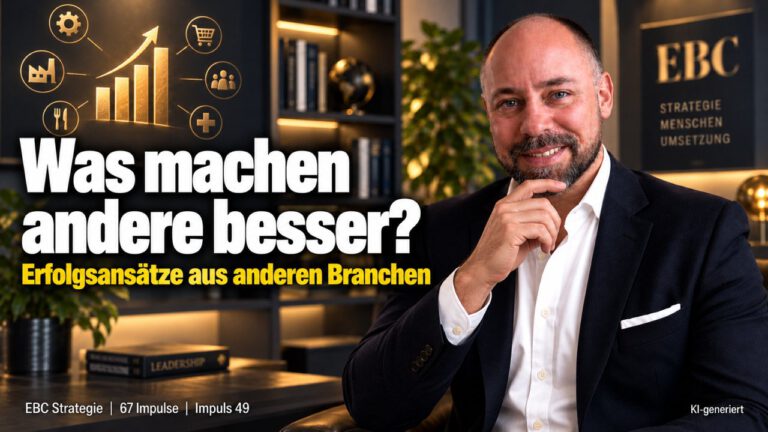 Erfolgsansätze: Was machen andere besser? Die Idee aus der Arztpraxis. EBC Strategie zeigt, wie Benchmarking über die eigene Branche hinaus Innovation bringt.