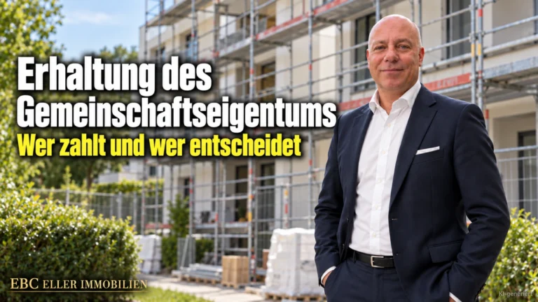 Erhaltung des Gemeinschaftseigentums: Wer zahlt und wer entscheidet. EBC Eller Immobilien erklärt Hausverwaltungen Instandhaltung, Erhaltungsrücklage und Sonderumlage.