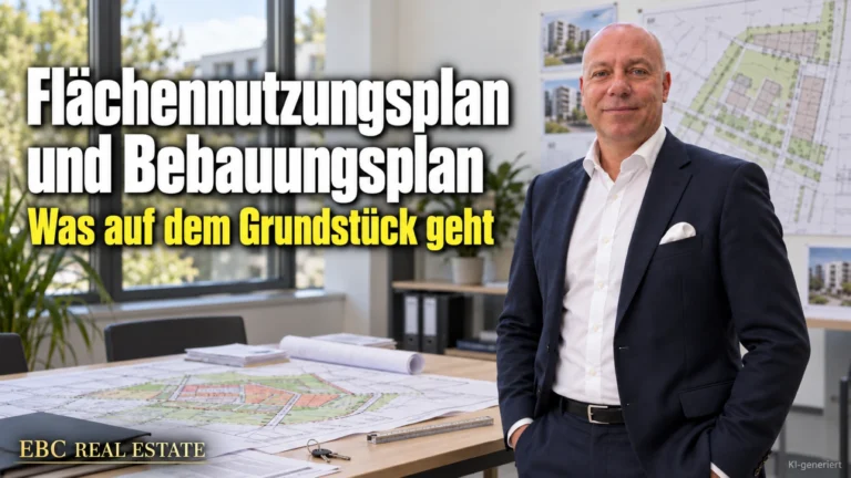 Flächennutzungsplan und Bebauungsplan: Was auf dem Grundstück geht. EBC Real Estate erklärt Projektentwicklern Grundflächenzahl, Geschossflächenzahl und Standortanalyse.