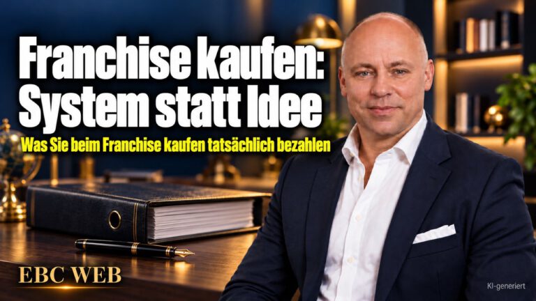 Franchise kaufen: System statt Idee. Ein fertiges Geschäft im Angebot. EBC Eller Business Consulting prüft Franchising als Unternehmenskauf mit Systemhandbuch für die Existenzgründung.
