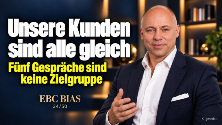 Fremdgruppen-Homogenitätsverzerrung: Ihre Kunden sind nicht gleich. Die sind doch alle so. EBC Bias zeigt, warum Marketing die Zielgruppe genauer unterscheiden muss.