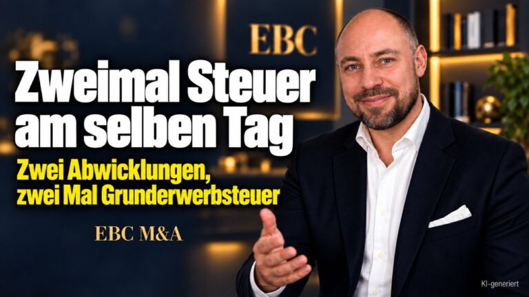 Grunderwerbsteuer: zweimal zahlen beim Weiterverkauf. Kaufen und sofort weiterverkaufen. EBC Eller Business Consulting rechnet die Folgen für Immobilienkauf und Kaufpreis durch.