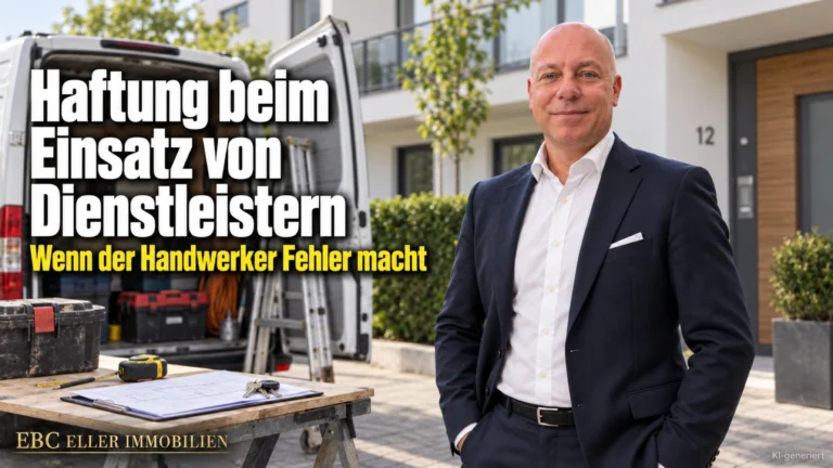 Haftung beim Einsatz von Dienstleistern: Wenn der Handwerker Fehler macht. EBC Eller Immobilien grenzt im Facility Management Erfüllungsgehilfe und Verrichtungsgehilfe ab.