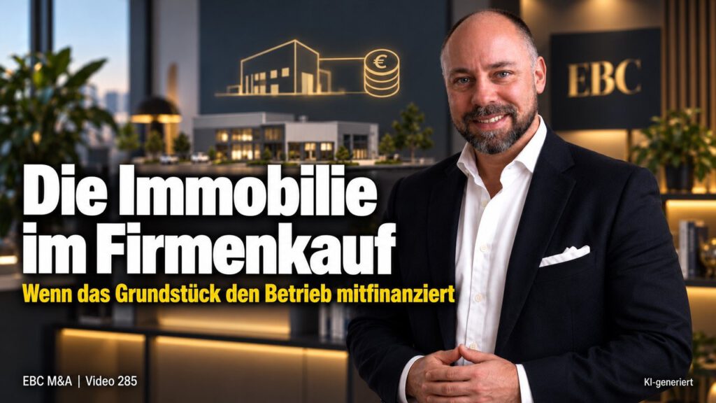 Die Immobilie im Unternehmenskauf. Werkzeuge, die Sie schon kennen. EBC M&A erklärt, wie Grundschuld und Verkäuferdarlehen die Finanzierung eines Unternehmenskaufs stützen.