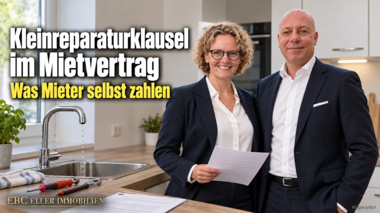 Kleinreparaturklausel im Mietvertrag: Was Mieter selbst zahlen. EBC Eller Immobilien prüft für Hausverwaltungen Formularvertrag, AGB-Kontrolle und Schönheitsreparaturen.