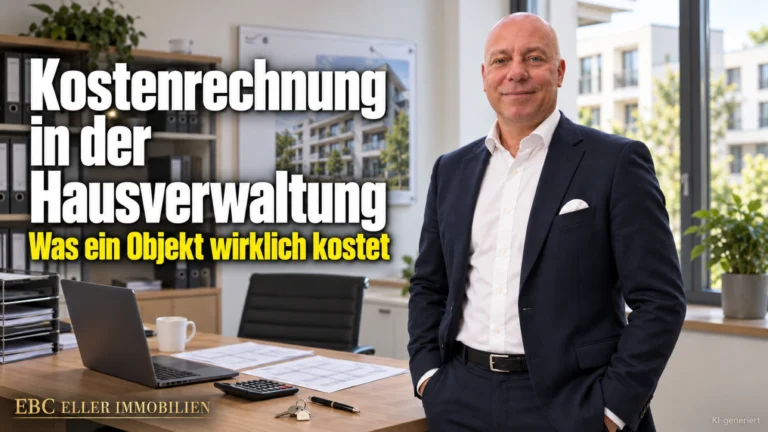 Kostenrechnung in der Hausverwaltung: Was ein Objekt wirklich kostet. EBC Eller Immobilien rechnet für Hausverwaltungen Kostenstelle, Gemeinkosten und Fixkosten durch.