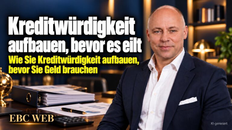 Kreditwürdigkeit aufbauen, bevor es eilt: Die Bank will Zahlen sehen. EBC Eller Business Consulting zeigt, wie Bonität und Bankrating die Finanzierung vorbereiten.
