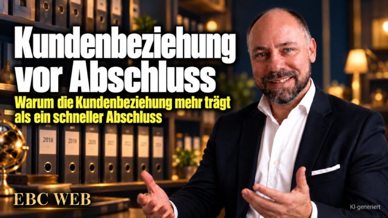 Kundenbeziehung vor Abschluss. Der Kunde, der still geht. EBC Eller Business Consulting erklärt, wie gepflegte Kundenbeziehungen Bestandskunden halten und Folgeaufträge bringen.