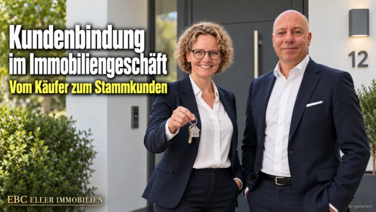 Kundenbindung im Immobiliengeschäft: Vom Käufer zum Stammkunden. EBC Eller Immobilien zeigt Immobilienmaklern CRM-System, Mietverwaltung und Anschlussfinanzierung als Anlass.