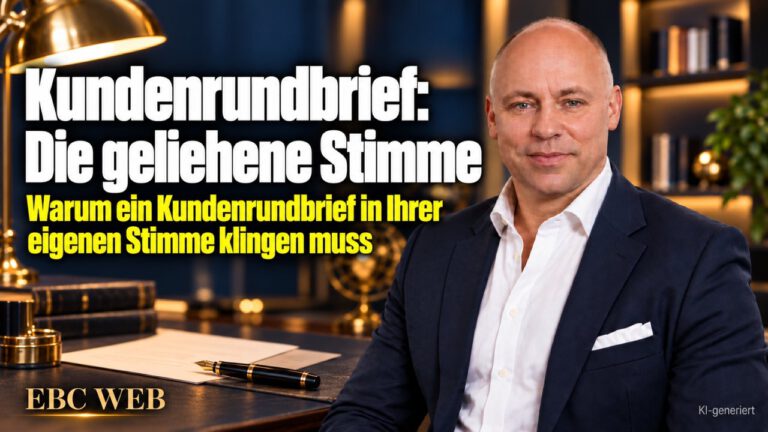 Kundenrundbrief: Die geliehene Stimme. Plötzlich klingt alles anders. EBC Eller Business Consulting erklärt, wie eine eigene Tonalität Newsletter und Kundenbindung trägt.