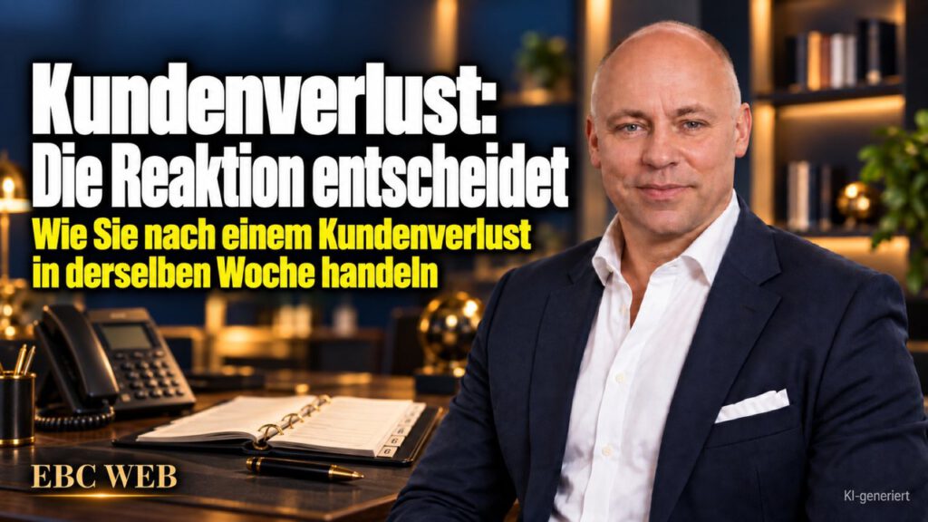 Kundenverlust: Die Reaktion entscheidet. Zwei Kanzleien, ein Monat. EBC Eller Business Consulting vergleicht, wie Kundenrückgewinnung und Kundengewinnung nach einem Mandatsverlust wirken.