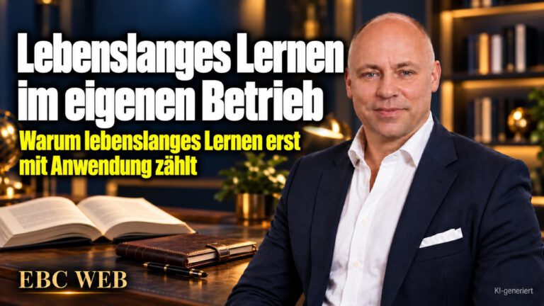 Lebenslanges Lernen im eigenen Betrieb: Zwölf Jahre dieselben Grundsätze. EBC Eller Business Consulting zeigt Unternehmern, wie Lerntransfer Wissen in Führung umsetzt.