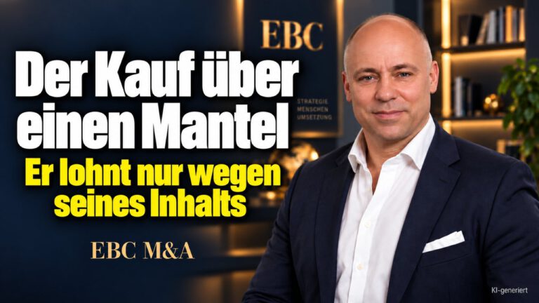 Mantelkauf: Wann sich eine Gesellschaft lohnt. Er lohnt nur wegen seines Inhalts. EBC M&A vergleicht Mantelkauf und Gründung als Kaufstrategie.