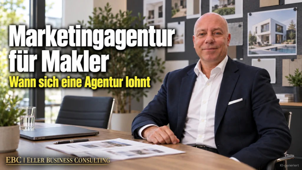 Marketingagentur für Makler: Wann sich eine Agentur lohnt. EBC Eller Business Consulting rechnet Immobilienmaklern Outsourcing, Werkvertrag und Return on Investment vor.