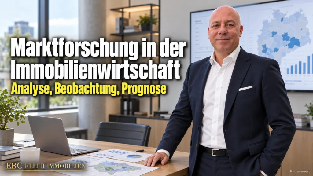 Marktforschung in der Immobilienwirtschaft: Analyse, Beobachtung, Prognose. EBC Eller Immobilien erklärt Hausverwaltungen Primärforschung, Sekundärforschung und Marktprognose.