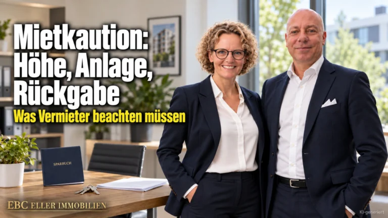 Mietkaution: Höhe, Anlage, Rückgabe. Was Vermieter beachten müssen. EBC Eller Immobilien erklärt Hausverwaltungen Bürgschaft, Betriebskostenabrechnung und Schönheitsreparaturen.