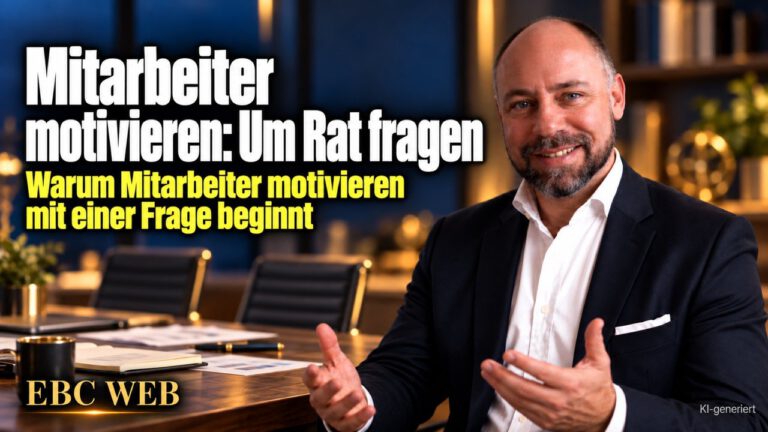 Mitarbeiter motivieren: Um Rat fragen. Der Chef entscheidet allein. EBC Eller Business Consulting zeigt, wie Beteiligung in der Personalführung Motivation und Wertschätzung schafft.