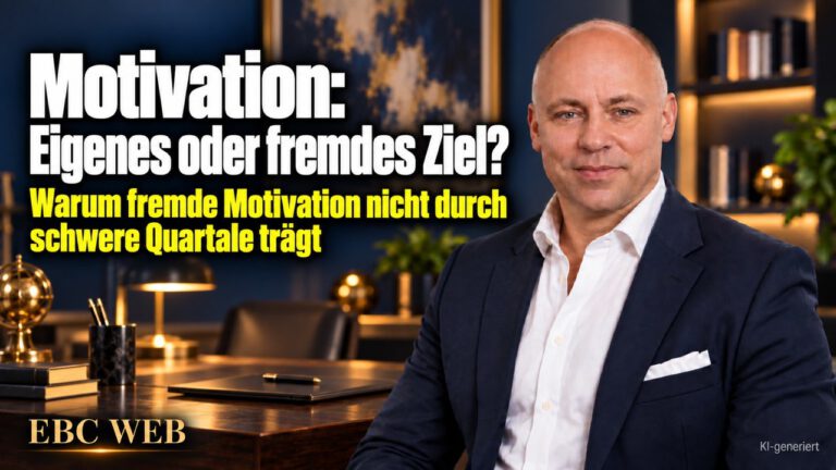 Motivation: Eigenes oder fremdes Ziel? Die Zahl eines anderen. EBC Eller Business Consulting erklärt, wie intrinsische Motivation den Antrieb für Wachstum liefert.