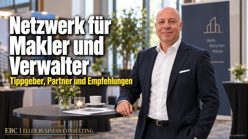 Netzwerk für Makler und Verwalter: Tippgeber, Partner und Empfehlungen. EBC Eller Business Consulting zeigt dem Immobilien Management, wie Empfehlungen zu Aufträgen werden.