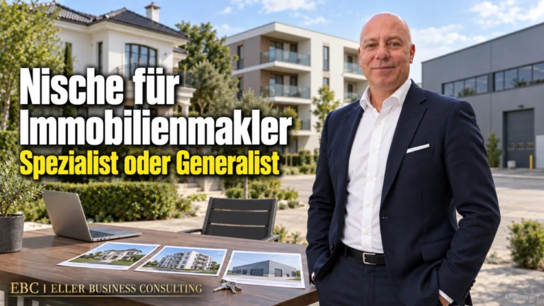 Nische für Immobilienmakler: Spezialist oder Generalist. EBC Eller Business Consulting wägt Teilmarkt, Marktpotenzial und Klumpenrisiko einer Spezialimmobilie ab.
