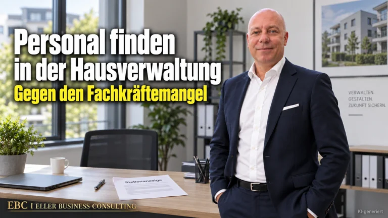 Personal finden in der Hausverwaltung: Gegen den Fachkräftemangel. EBC Eller Business Consulting verbindet Personalbedarfsplanung, Stellenbeschreibung und Fluktuation.