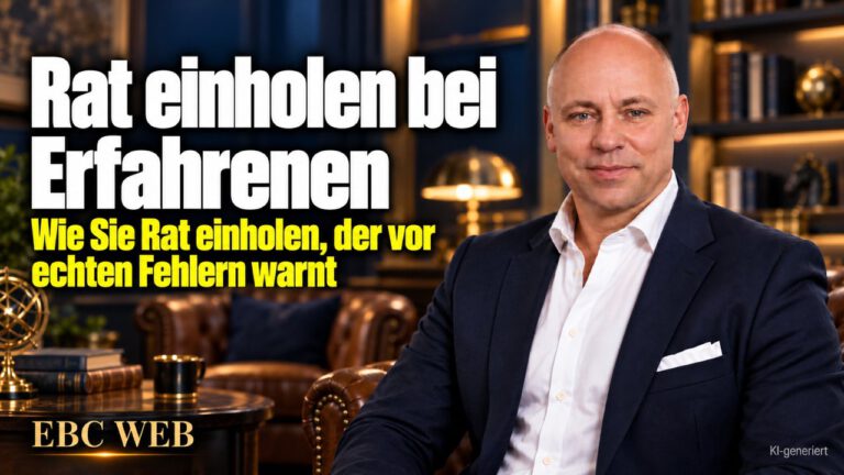 Rat einholen bei Erfahrenen: Gut gemeint am Küchentisch. EBC Eller Business Consulting zeigt Gründern, wie Mentor und Erfahrungsaustausch Entscheidungen absichern.