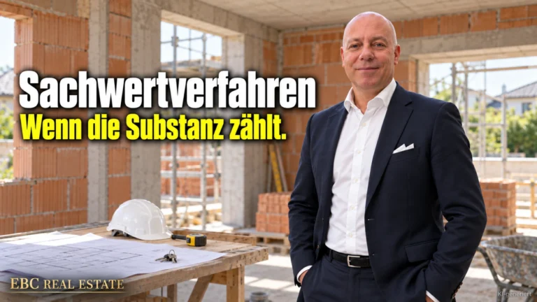 Sachwertverfahren: Wenn die Substanz zählt. EBC Real Estate erklärt Gutachtern und Sachverständigen Normalherstellungskosten, Bruttogrundfläche und Bodenwert.