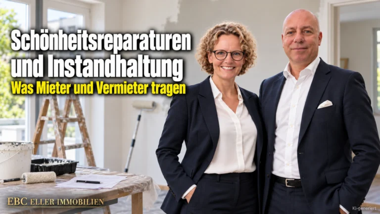 Schönheitsreparaturen und Instandhaltung: Was Mieter und Vermieter tragen. EBC Eller Immobilien prüft für Hausverwaltungen Formularvertrag und Kleinreparaturklausel.