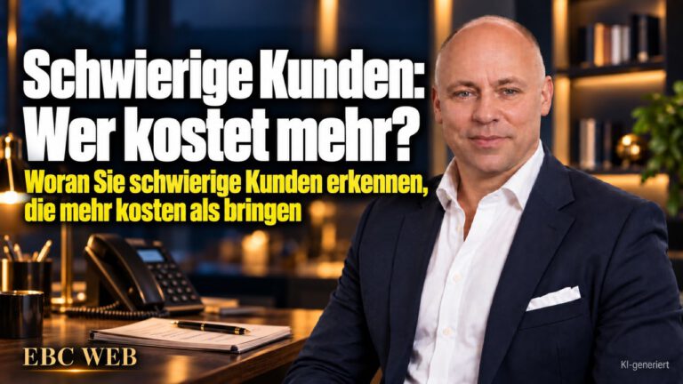 Schwierige Kunden: Wer kostet mehr? Der vierte Anruf dieser Woche. EBC Eller Business Consulting rechnet vor, wie Betreuungsaufwand den Deckungsbeitrag im Kundenbestand senkt.