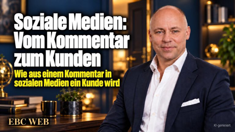 Soziale Medien: Vom Kommentar zum Kunden. Der Kommentar ohne Folge. EBC Eller Business Consulting zeigt, wie Interaktion Kundenbeziehung und Kundengewinnung stärkt.