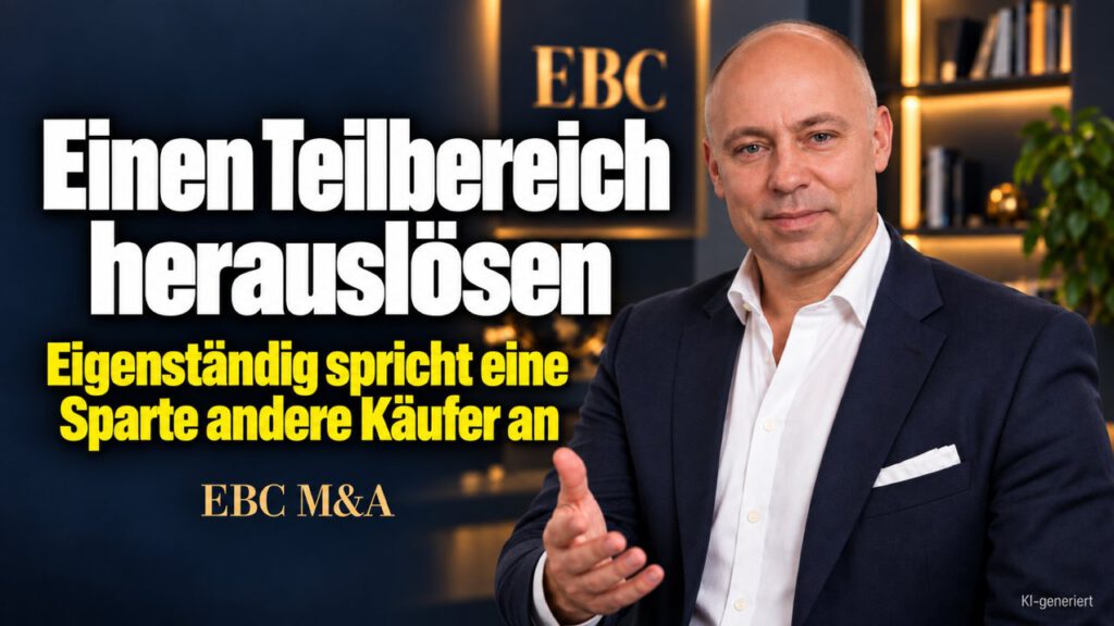 Sparte herauslösen vor der Nachfolge. Einen Teilbereich herauslösen. EBC Eller Business Consulting erklärt den Carve-out für Nachfolge und Verkauf.