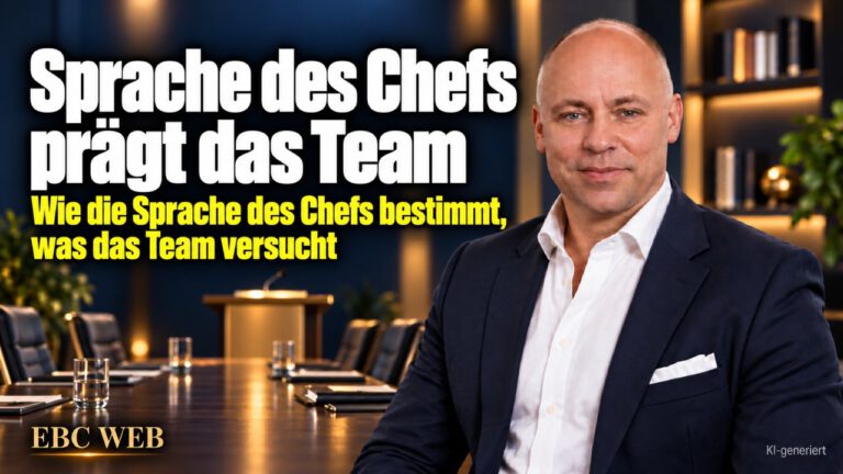 Sprache des Chefs prägt das Team: Das wird schwierig. EBC Eller Business Consulting zeigt in der Personalführung, wie Wortwahl und Führungssprache Teams lenken.