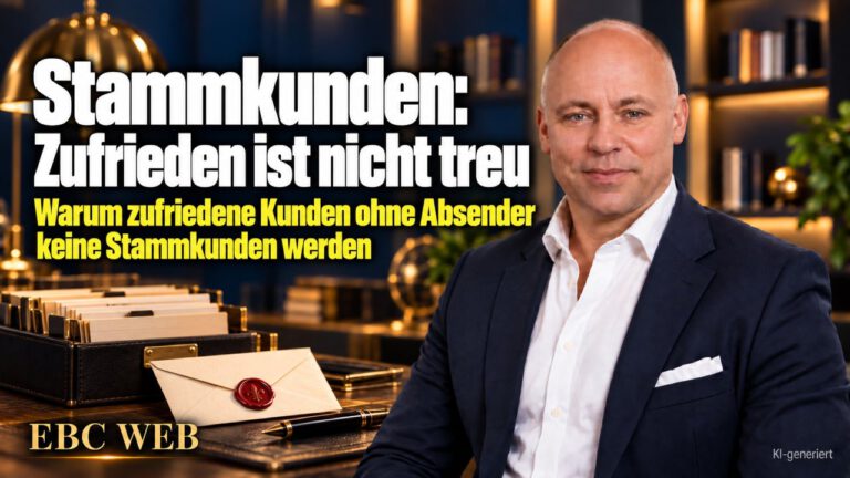 Stammkunden: Zufrieden ist nicht treu. Zufrieden und trotzdem verloren. EBC Eller Business Consulting zeigt, wie Kundenbindung über Kundenzufriedenheit hinaus Folgeaufträge sichert.