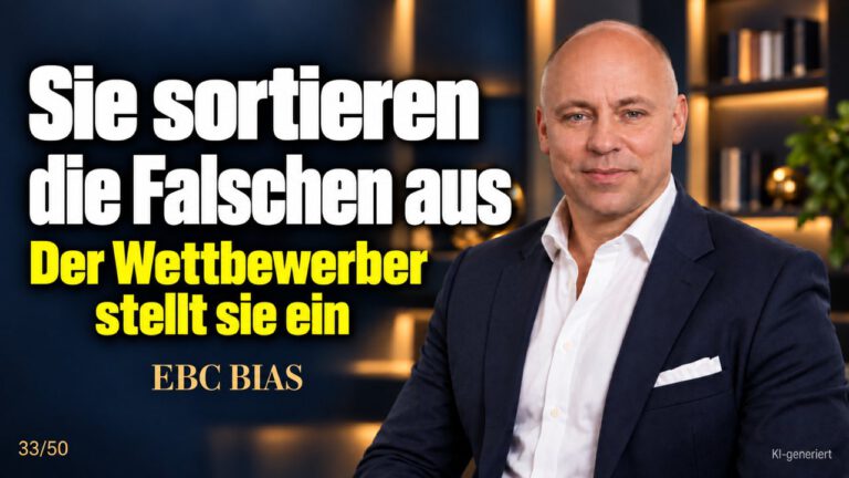 Stereotypisierung: Teure Fehler in der Personalauswahl. Die Lücke im Lebenslauf. EBC Bias erklärt, wie Recruiting Bewerber prüft, statt nach Klischees zu urteilen.