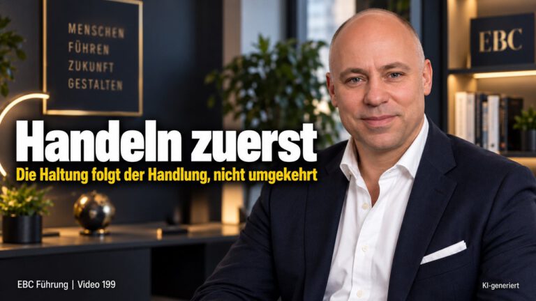 Stillstand im Betrieb: Handeln zuerst. Seit Monaten an derselben Stelle. EBC Führung zeigt, wie Haltung und geänderte Routinen die Motivation in der Unternehmensführung zurückbringen.