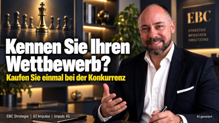 Wettbewerbsanalyse: Kennen Sie Ihren Wettbewerb? Der Wettbewerber aus dem Prospekt. EBC Strategie zeigt, wie Testkauf und Marktbeobachtung die Konkurrenz greifbar machen.