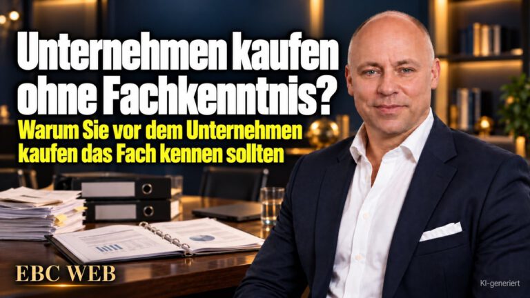 Unternehmen kaufen ohne Fachkenntnis? Der Kauf vor dem ersten Termin. EBC Eller Business Consulting erklärt im M&A, wie Due Diligence und Branchenerfahrung den Firmenkauf absichern.