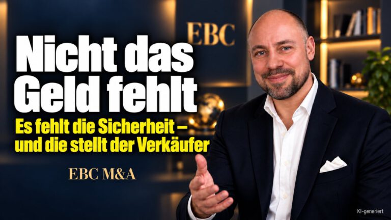 Finanzierung: Verkäufer stellt die Sicherheit. Es fehlt die Sicherheit. EBC M&A zeigt, wie eine Grundschuld des Verkäufers die Finanzierung beim Immobilienkauf sichert.