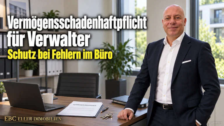 Vermögensschadenhaftpflicht für Verwalter: Schutz bei Fehlern im Büro. EBC Eller Immobilien grenzt sie für Hausverwaltungen von der Betriebshaftpflichtversicherung ab.